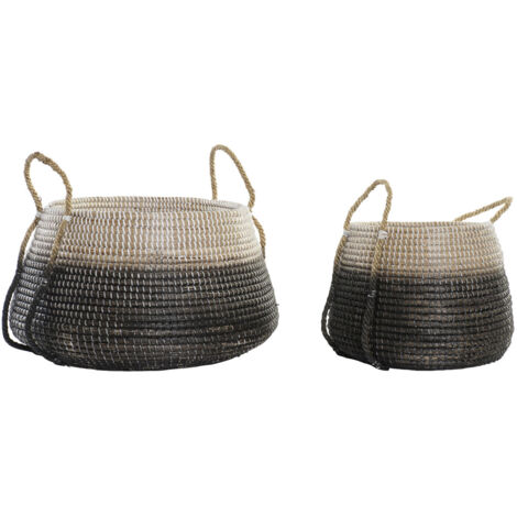 Cesta Set 2 Seagrass 52X52X40 Natural