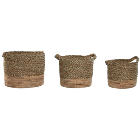 Cesta Set 3 Fibra Seagrass 42X33X28 Natural