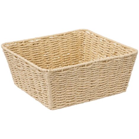 Cesta tejida cuadrada kord 28cm - 5five