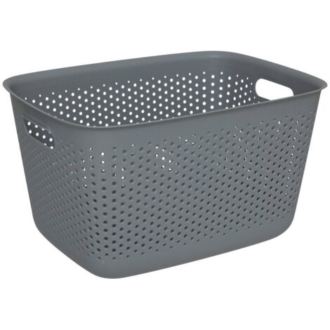 Cesta tila 17l plástico gris - 5five
