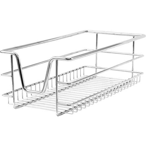 Cassetto Estraibile Telescopico Per Mobili - Organizzatore Con Ripiano, 50 Cm Larghezza, Carico 15 Kg - Foto 10