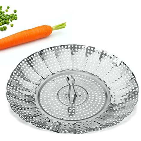 Cestello inox cuoci vapore cm 28 maxi-vaporette - metaltex