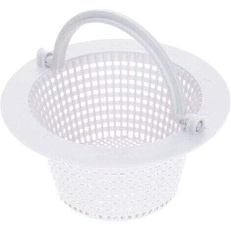 Cestello per skimmer da piscina da 16 cm  Cestello di ricambio per skimmer standard  Prefiltro per piscina  Con maniglia per una facile rimozione  Resistente al cloro