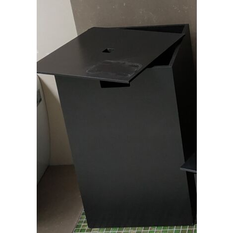 CESTELLO PORTA BIANCHERIA CON COPERCHIO 36X36X59 - ANTONIO LUPI