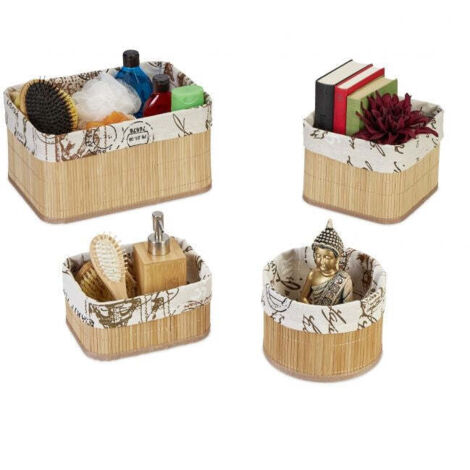 Cesti portaoggetti - set da 4
