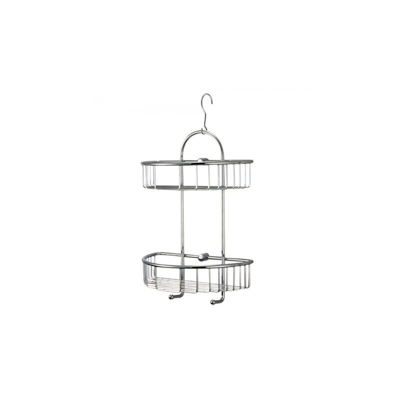 

Cestillo inoxidable para colgar 2 alturas 27x15x37 cm. - Maurer