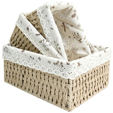 Cestini e scatole portaoggetti, lettino in vimini per neonati, decorazioni per il bagno, fasciatoio, organizer per la cameretta dei bambini, scatole, piccolo cestino