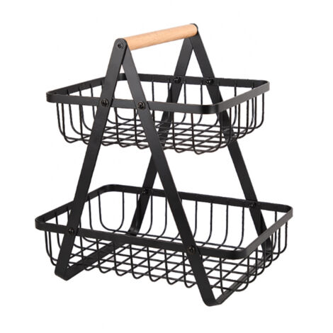 CESTINO A 2 PIANI PER FRUTTA E SPEZIE LOFT E-8084