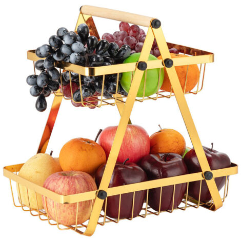 CESTINO A 2 PIANI PER FRUTTA E SPEZIE LOFT E-8180