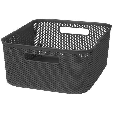 Cestino all'uncinetto crochy 11l grigio - 5five