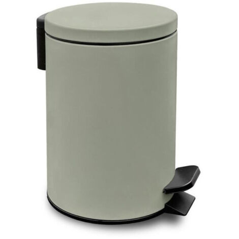 Cestino bagno - TODAY - UTILITY - 3 L - Ø 17 x H 25 cm - Polipropilene - Verde Soft