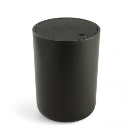 Cestino bagno - TODAY - UTILITY - 8,5 L - Ø 21 x H 29 cm - Polipropilene - Nero