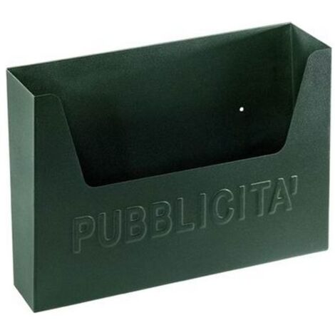 Cestino Cassetta Porta Pubblicita' Blinky City Nero-Medio 36X8/10X26 cm
