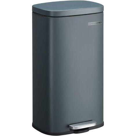 Pattumiera bidone per rifiuti Curver 110Lt con ruote colore nero/rosso Pattumiera bidone per rifiuti Curver 110Lt con ruote colore nero/rosso