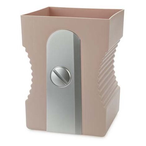 Bennett Cestino Per Carta Con Coperchio A Bilico | Design In Metallo Per Ufficio E Casa - Piccolo, Colore A Scelta - 3