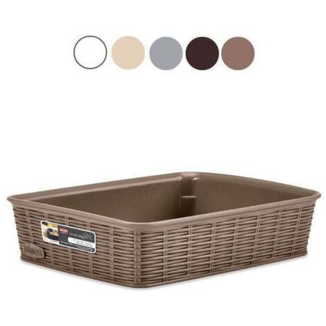 Cestino Elegance Cashmere Cm 36X26 H 6 Stefanplast