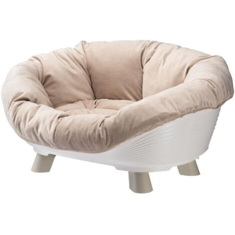 Cestino - FERPLAST - SOFA THRONE 4 - Con cuscino - Bianco