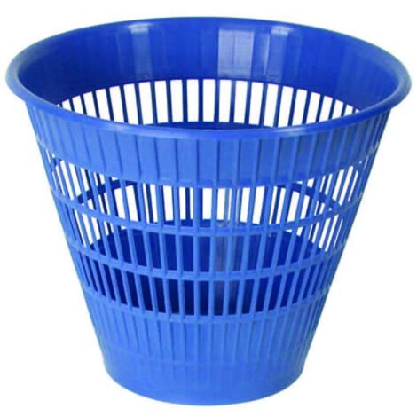 Cestino gettacarte in plastica - Ø cm.28x25,5h. - 12 pz