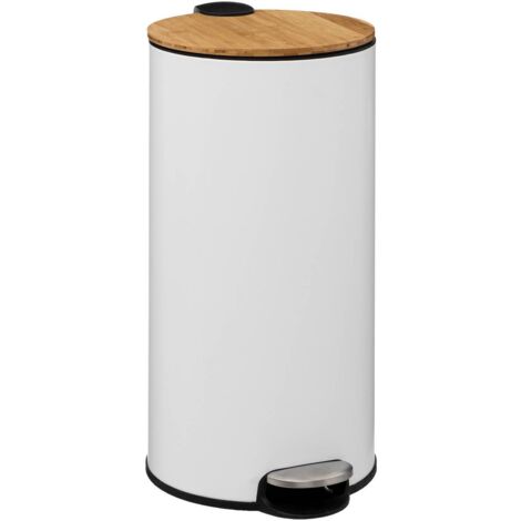 Cestino in bambù modern color 30l bianco - 5five