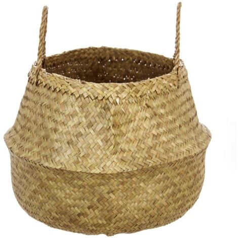 Cestino in giunco naturale Seagrass D40cm - Atmosphera créateur d'intérieur