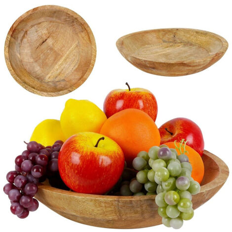 Cestino in legno per frutta, verdura, insalate, snack, piatti da 1,5 l