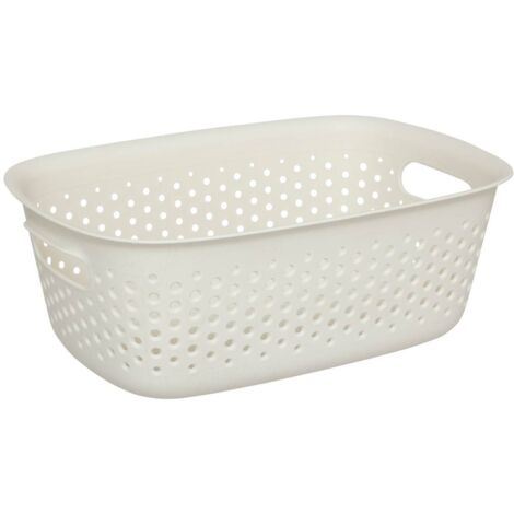 Cestino in plastica crema tila 3,5l - 5five