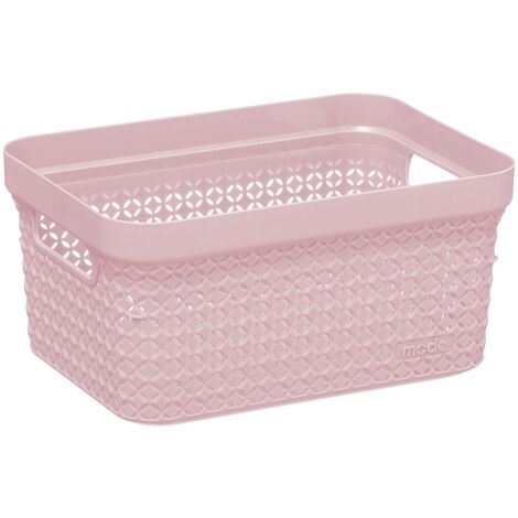 Cestino in plastica scandinavo 17l rosa - 5five