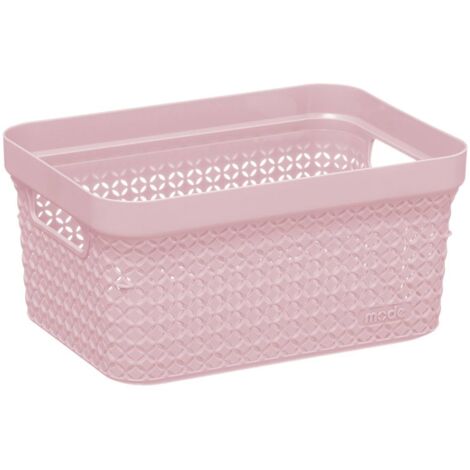 Cestino in plastica scandinavo 17l rosa - 5five