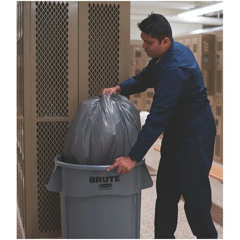 Cestino multiuso bianco 38l PE esterno Ø400xH435mm RUBBERMAID