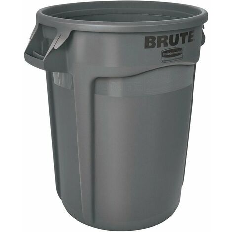 Cestino multiuso grigio 121l PE esterno Ø560xH692mm RUBBERMAID
