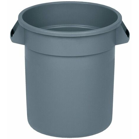 Cestino multiuso grigio 38l PE esterno Ø400xH435mm RUBBERMAID