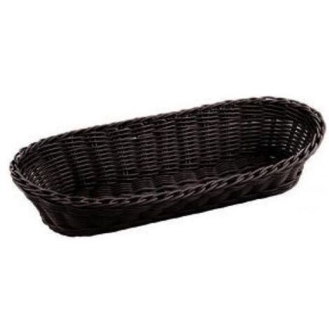 Cestino Ovale Rattan 23X15 H.7 Wenge 2402