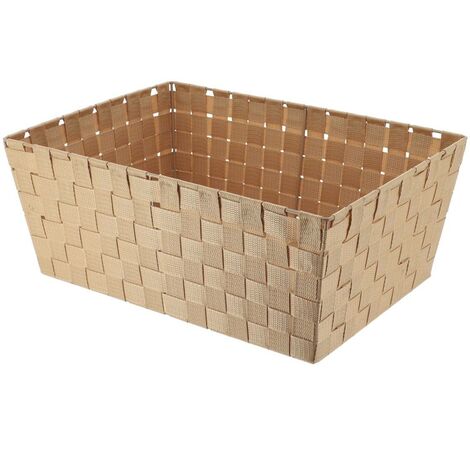 Cestino per abiti in poliestere l32,5xd45xh18 cm - beige - Tendance
