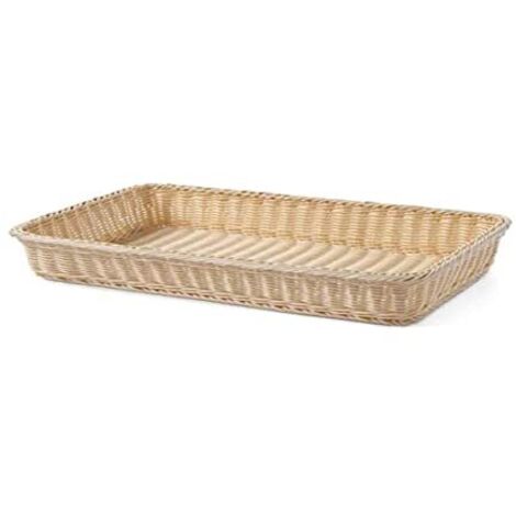 Cestino per il pane rettangolare in polyrattan - Hendi 561102