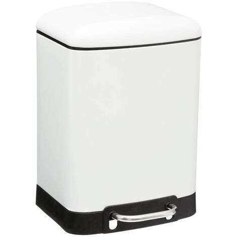 Cestino per pedali 6l ariane bianco - 5five