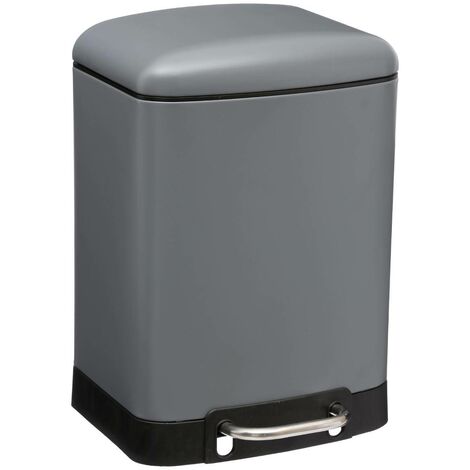 Cestino per pedali 6l ariane grigio antracite - 5five