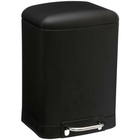 Cestino per pedali 6l ariane nero  - 5five