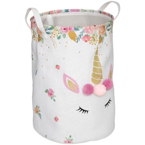 Cestino per unicorni in tessuto h50cm - Atmosphera créateur d'intérieur
