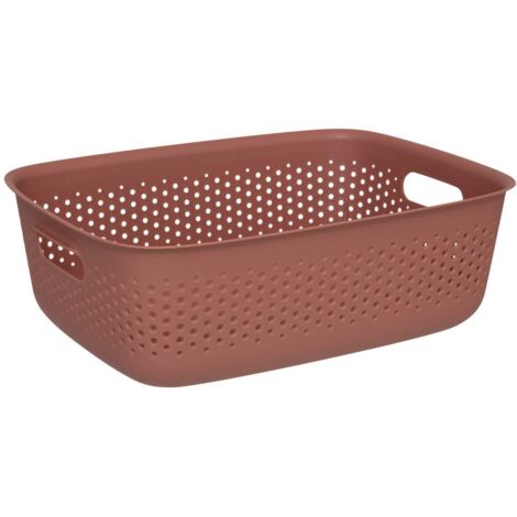 Cestino tila 10l plastica terra di siena - 5five