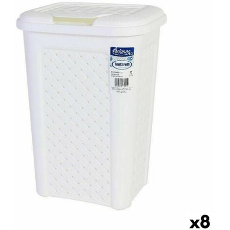 Cestino Tontarelli Arianna 10 L Bianco (8 Unità)
