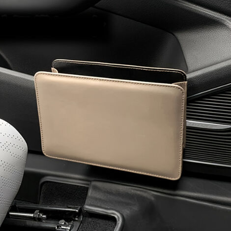 Cestino universale pieghevole - Borsa portaoggetti per auto - Impermeabile - Scatola portaoggetti interna - Kaki