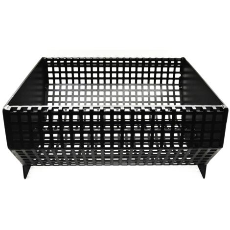 CESTO BRUCIA-PELLET PER CAMINI E TERMOCAMINI QUADRO Kg. 6