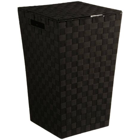 Cesto de la ropa 30l lise negro  - 5five