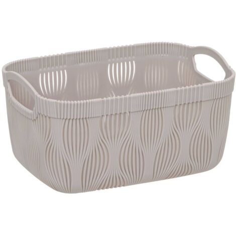 Cesto de la ropa leaf 3,2l beige - 5five