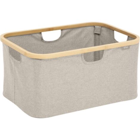 Cesto de la ropa tidy box 54l plegable gris - 5five