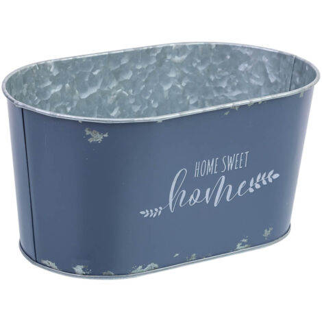 Cesto de metal azul 22,5x13,7x11,3  B20x11