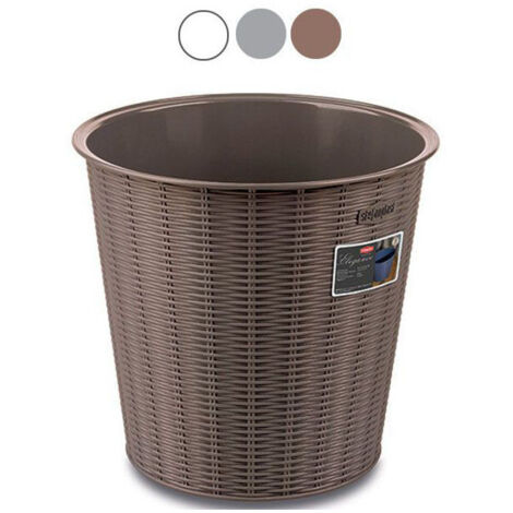Cesto de papel Elegance gris 28 H 26 Stefanpl