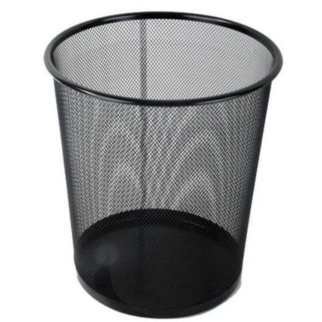 Cesto de papel negro 26 h 28 Ladydoc 06372