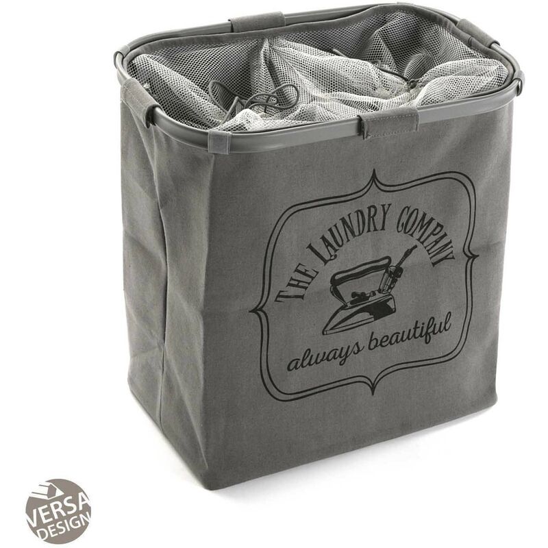 

Bhd - Cesto De Ropa Doble Gris