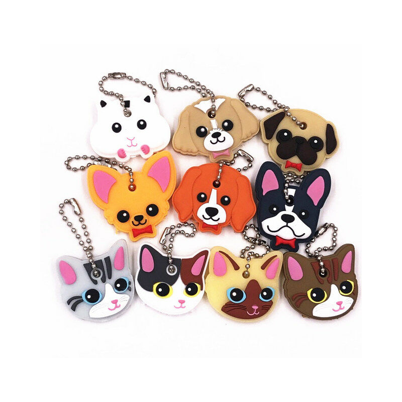 1 pz moda multicolore carino cucciolo di Silicone